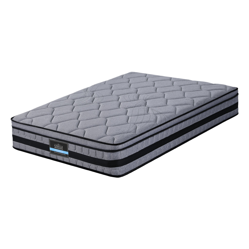 Giselle Bedding 34cm King Single Mattress Hybrid, Pocket Spring Bed Mattress