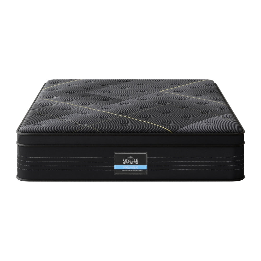 35cm Giselle Mattress Queen Bed Bamboo Pocket Firm Foam