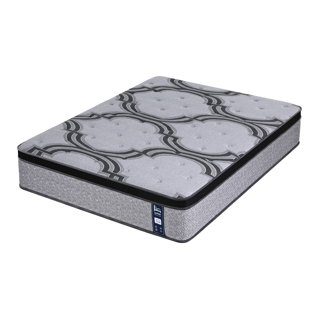 Levitex King Mattress 34 cm 5-Zone Pocket Spring with Latex & Memory Foam or Extra Lumbar & Shoulder Support