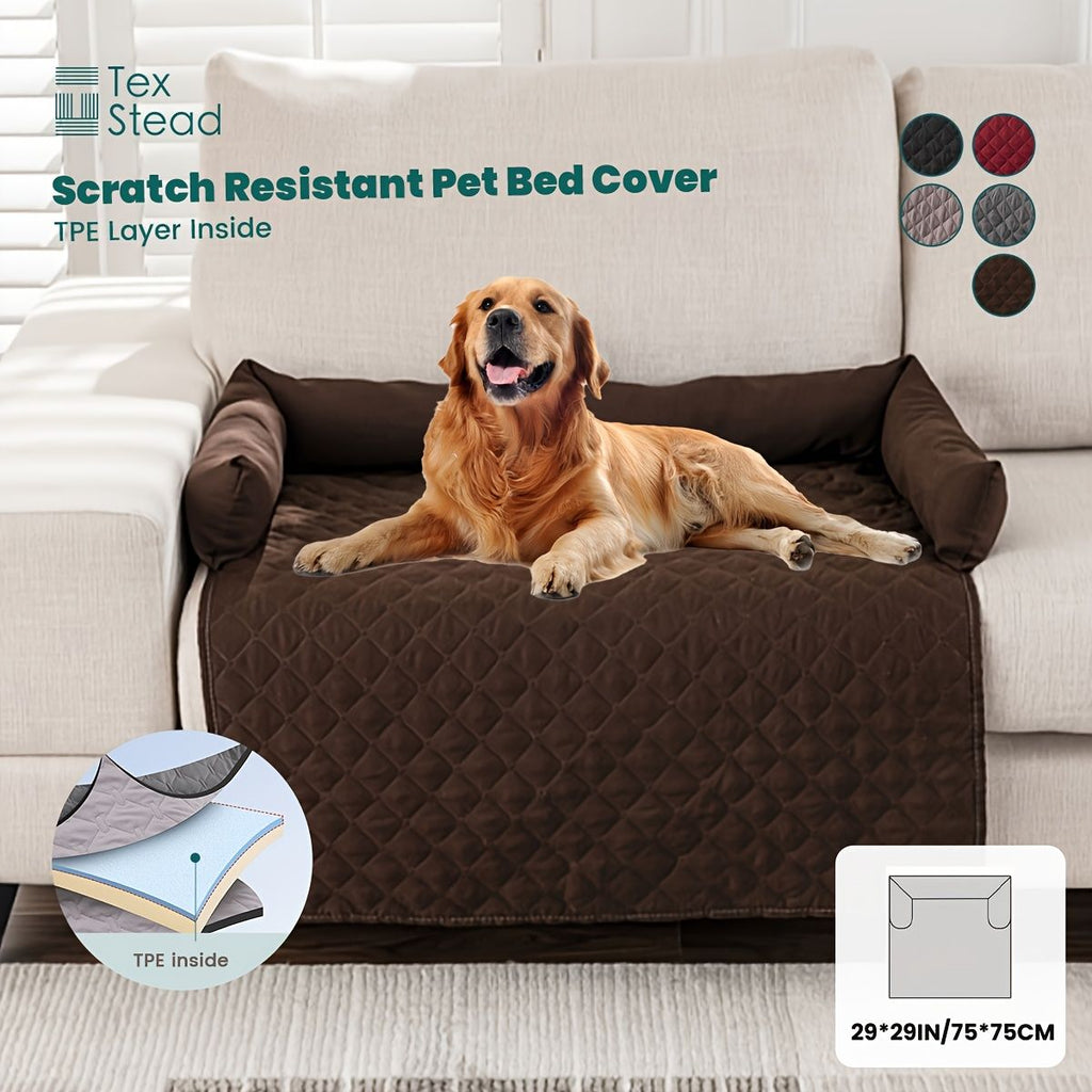 75*75CM scratch resistant pet bed cover, dog bed cover, TPE pet bed cover, durable pet furniture protector, pet hair resistant cover, Australian pet accessories, couch protector for dogs, cat furniture cover