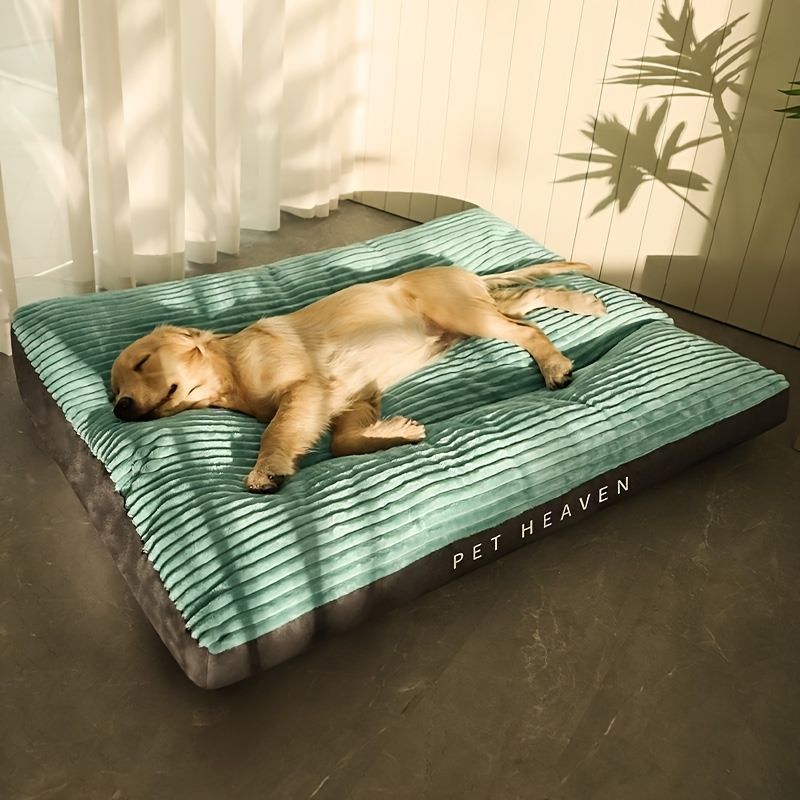 Warm Dog Bed Washable Pet Bed Non-Slip Dog Bed High Backrest Dog Bed Thick Dog - Gray - Size 39.3*29.5in