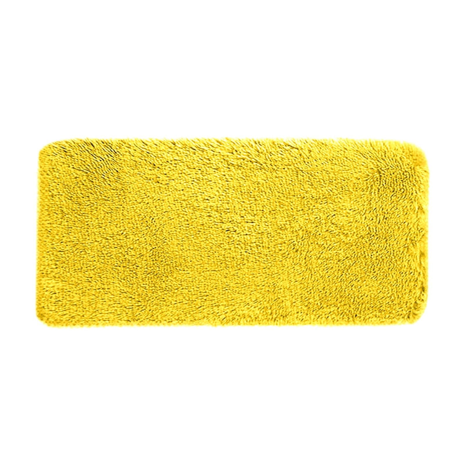 Soft Area Rug Fluffy Rugs for Living Room Bedroom Decor, Runner Rug for Hallway, Shag Furry Bedside Rug Indoor Accent Floor Carpet, 40*80cm Non-Slip Plush Rug for Kids Room Dorm Yellow