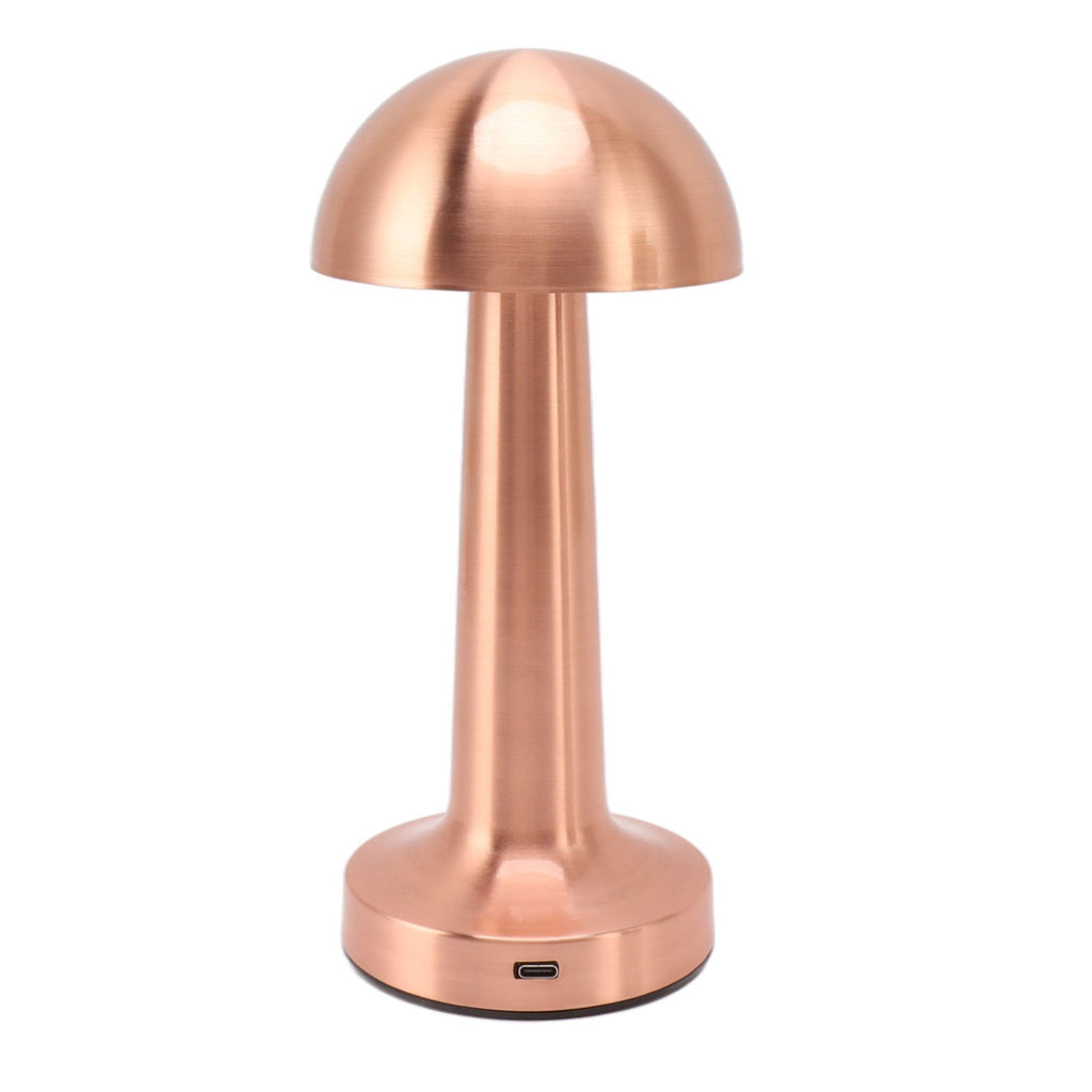 Mushroom Table Lamp Rechargeable Bedside Light Stepless Dimming Touch Control Home Decoration