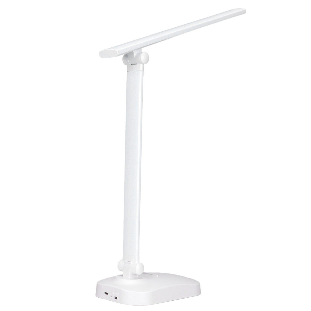 LED Table Lamp Eye Protection Foldable 3 Color Lights USB Rechargeable Table Lamp for Table Workbench Sewing Table