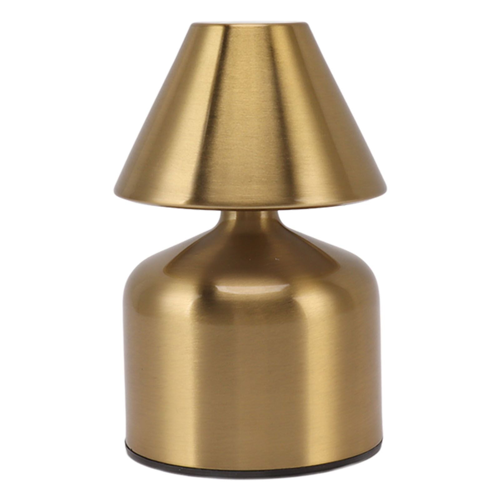 3W Stepless Dimming Touch Table Desktop Lamp 1800mAh Cordless 3 Color Rechargeable Bedside Desk Light for Bar Gold