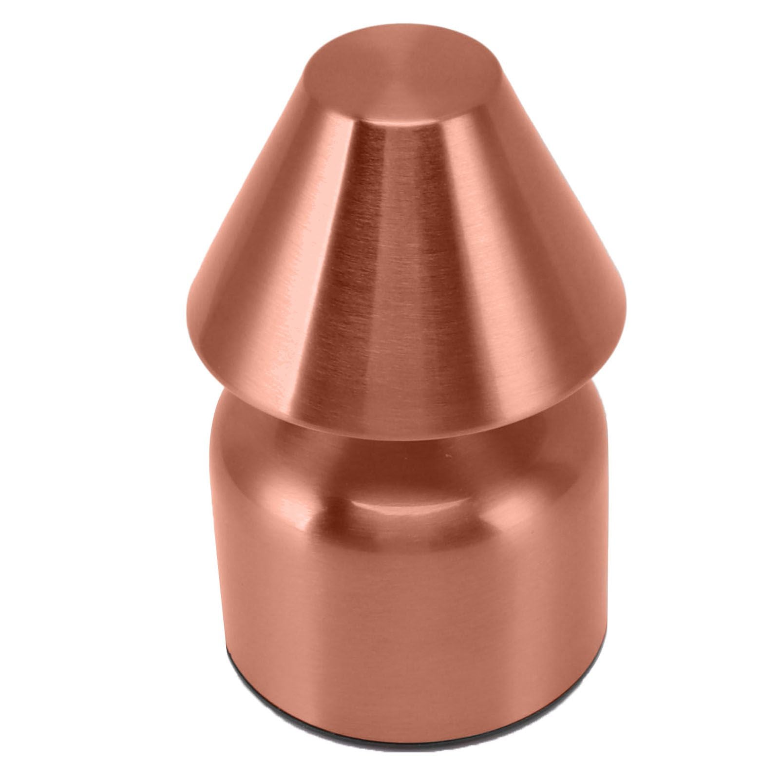 3W Stepless Dimming Touch Table Desktop Lamp 1800mAh Cordless 3 Color Rechargeable Bedside Desk Light for Bar Rose Gold