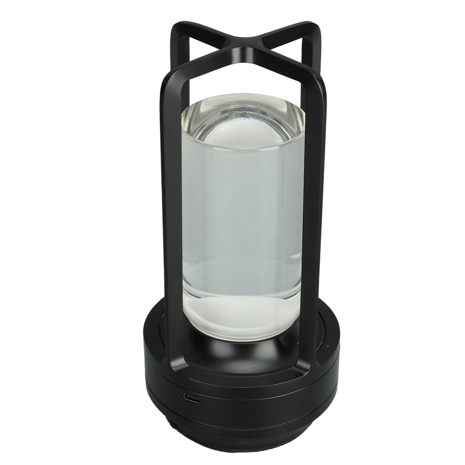 Cordless Table Lamp 3 Colors Stepless Dimming LED Table Lamp Rechargeable Touch Lamp Bedside Nightstand Lamp Black