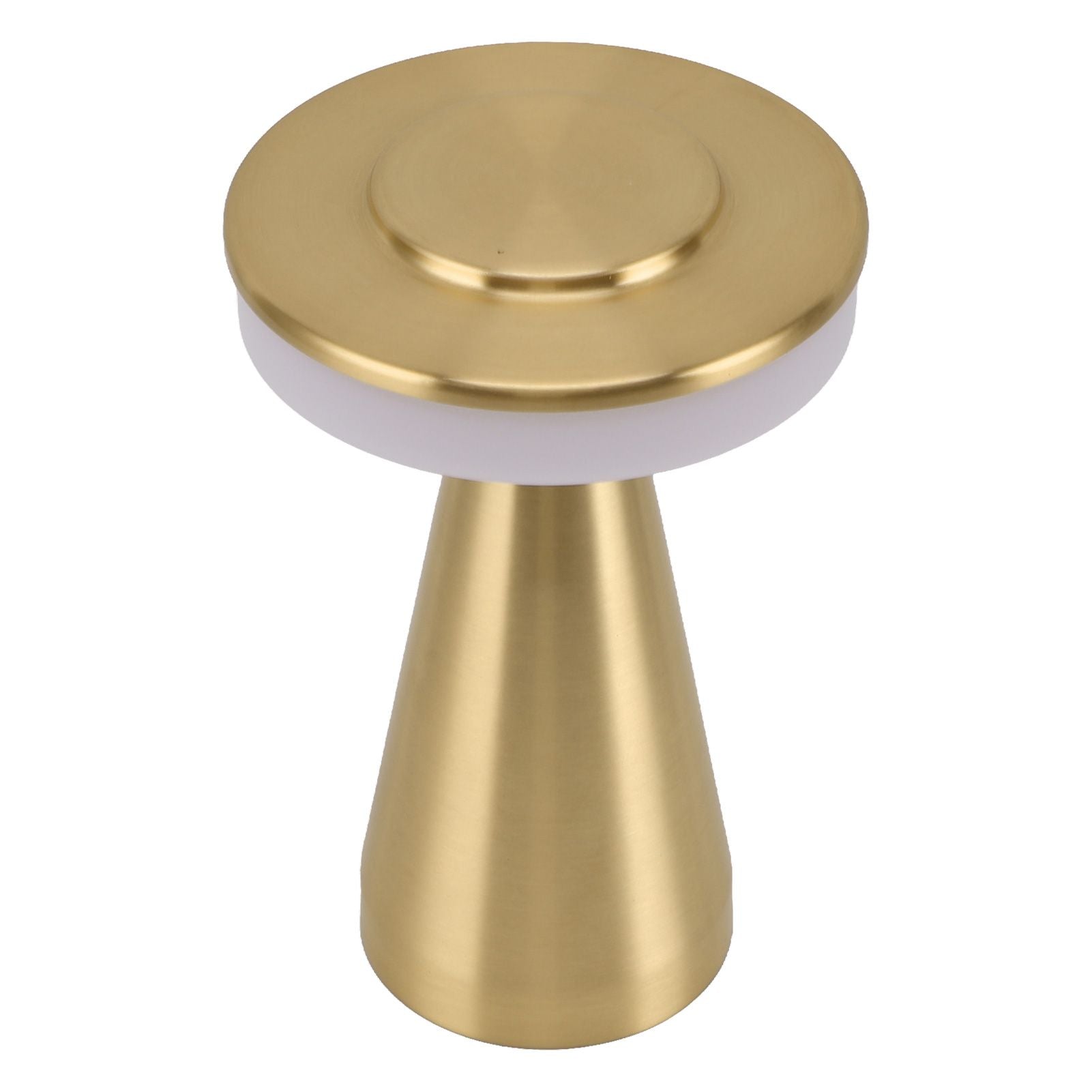 Portable LED Bedside Night Light 3 Color Temperature top Touch control Rechargeable Battery Bedside Lamp Gold