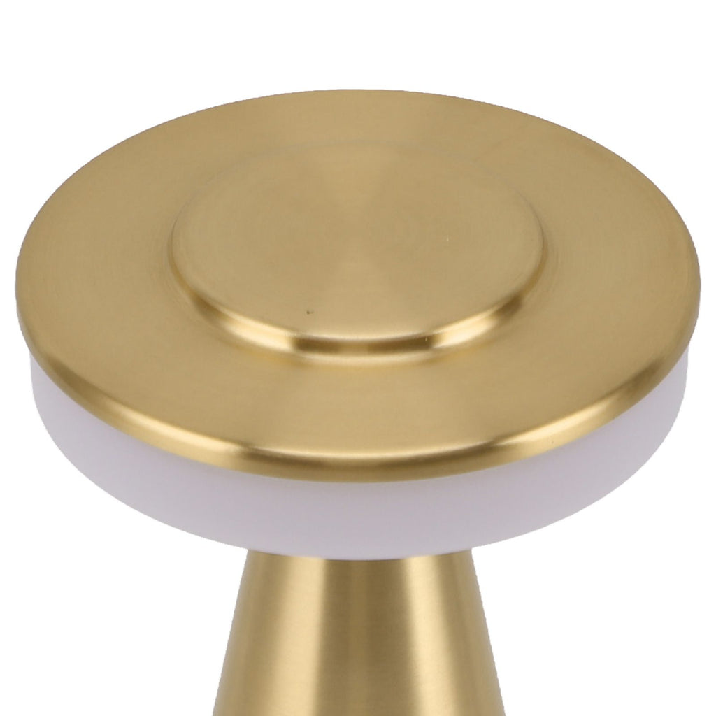 Portable LED Bedside Night Light 3 Color Temperature top Touch control Rechargeable Battery Bedside Lamp Gold