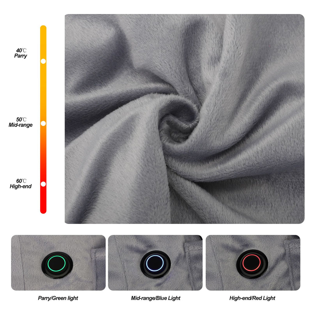 Wearable USB Electric Blanket Heating Blanket with Timing Function 3 Gear Adjustment