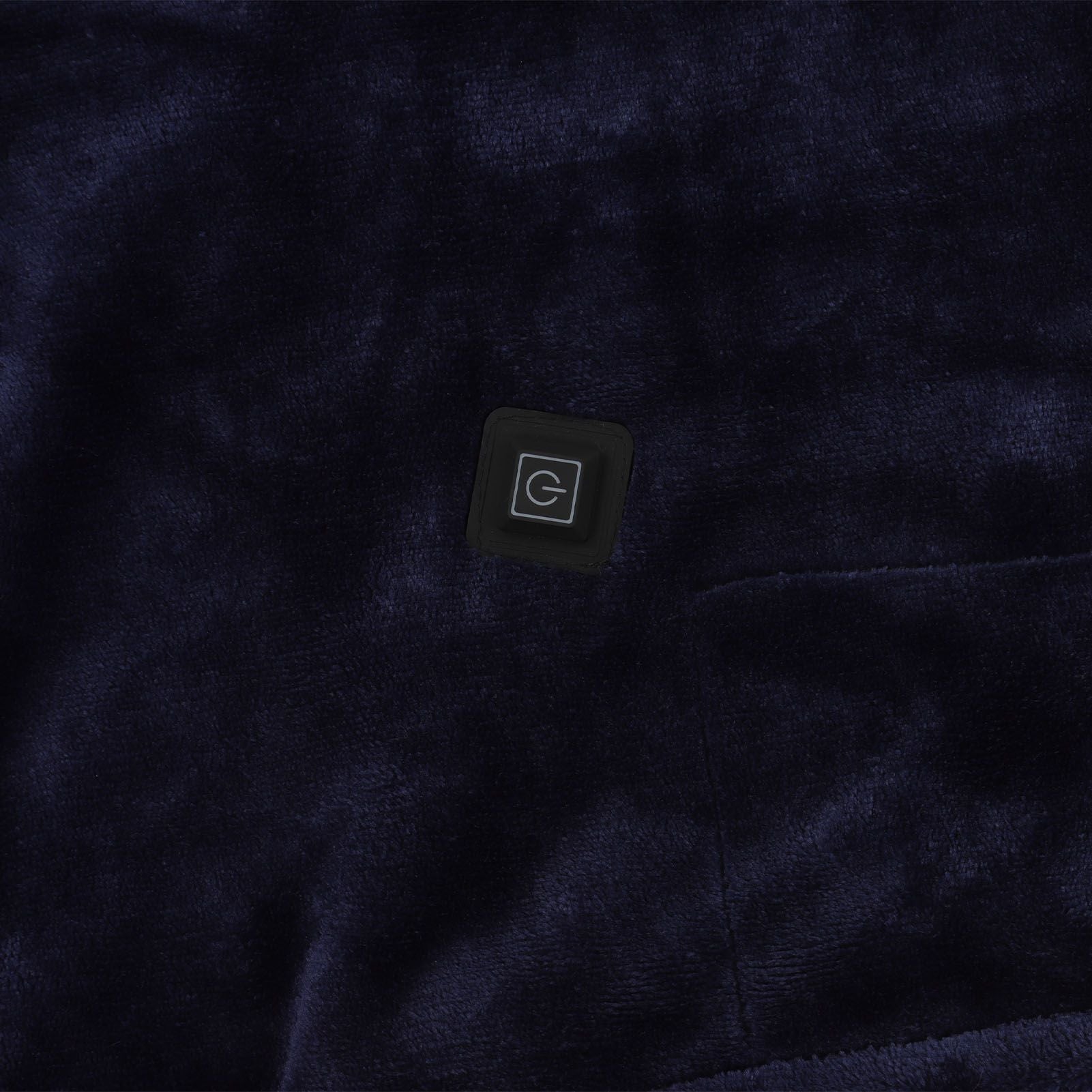 USB Heating Blanket Thermal Electric Heated Shawl Blanket Temperature Controlled Blanket Royalblue