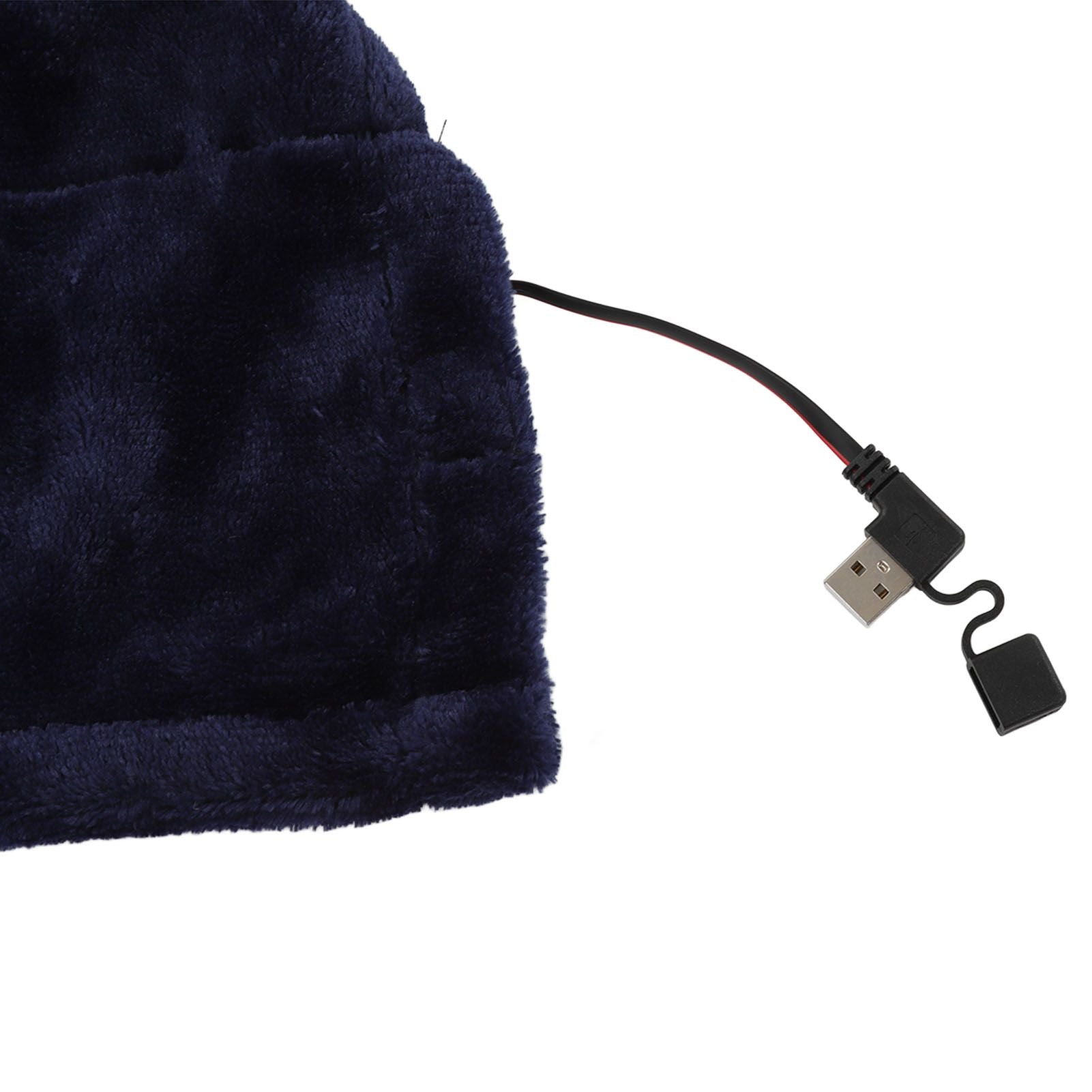 USB Heating Blanket Thermal Electric Heated Shawl Blanket Temperature Controlled Blanket Royalblue