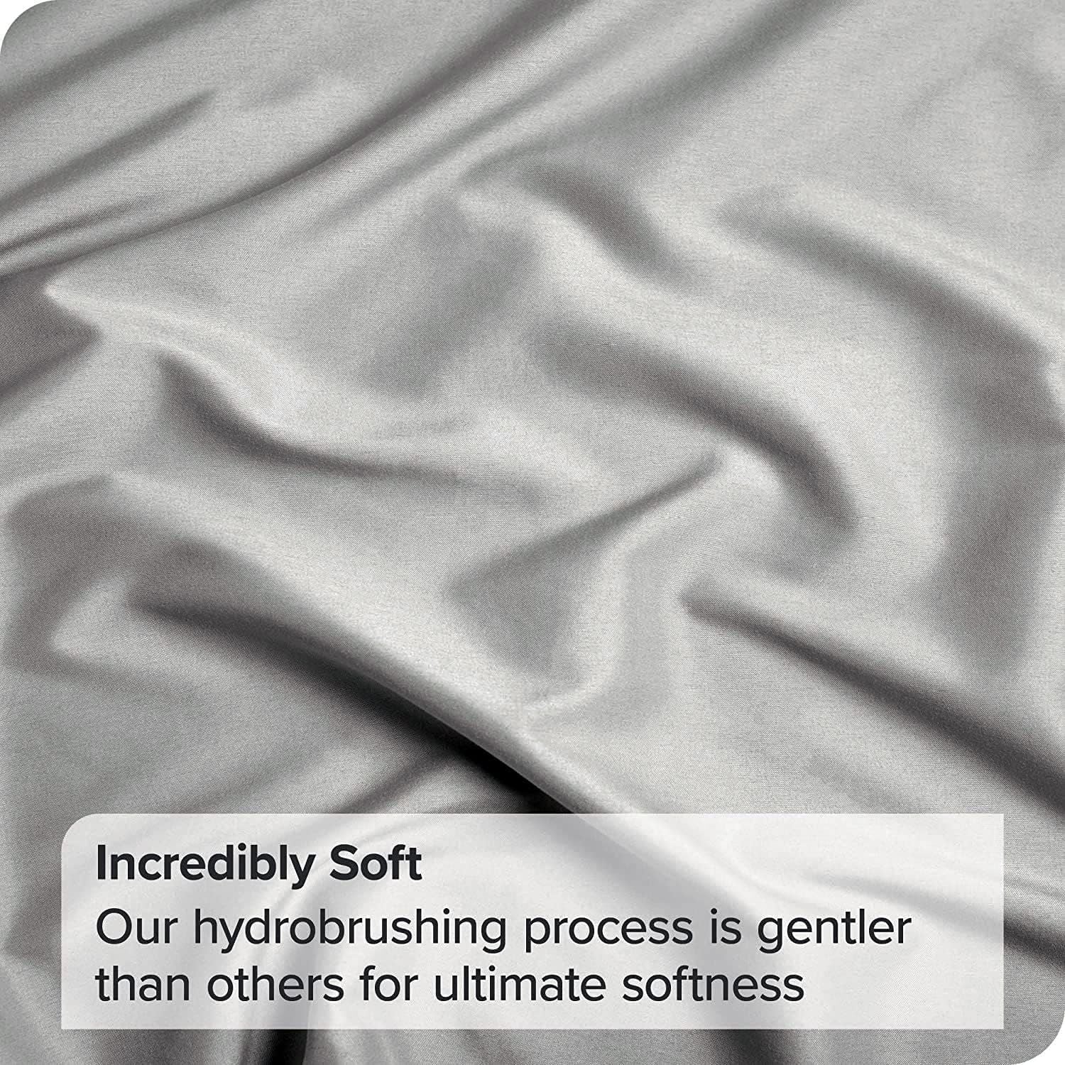 Elegant Comfort Premium Hotel Quality 1-Piece King Flat Sheet, Luxury and Softest 2000 Thread Count Bedding Flat Sheet(King,Silver-gray)