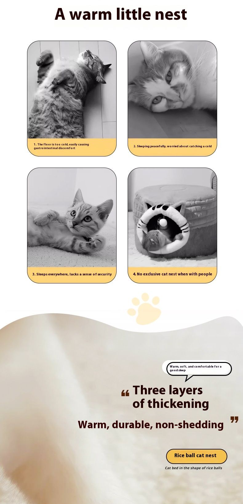 White cat bed, plush cat bed, cozy cat bed, anti-static cat bed, cat furniture, comfortable cat bed, cloud cat bed, cat sleeping bed, pet bed Australia, soft cat bed