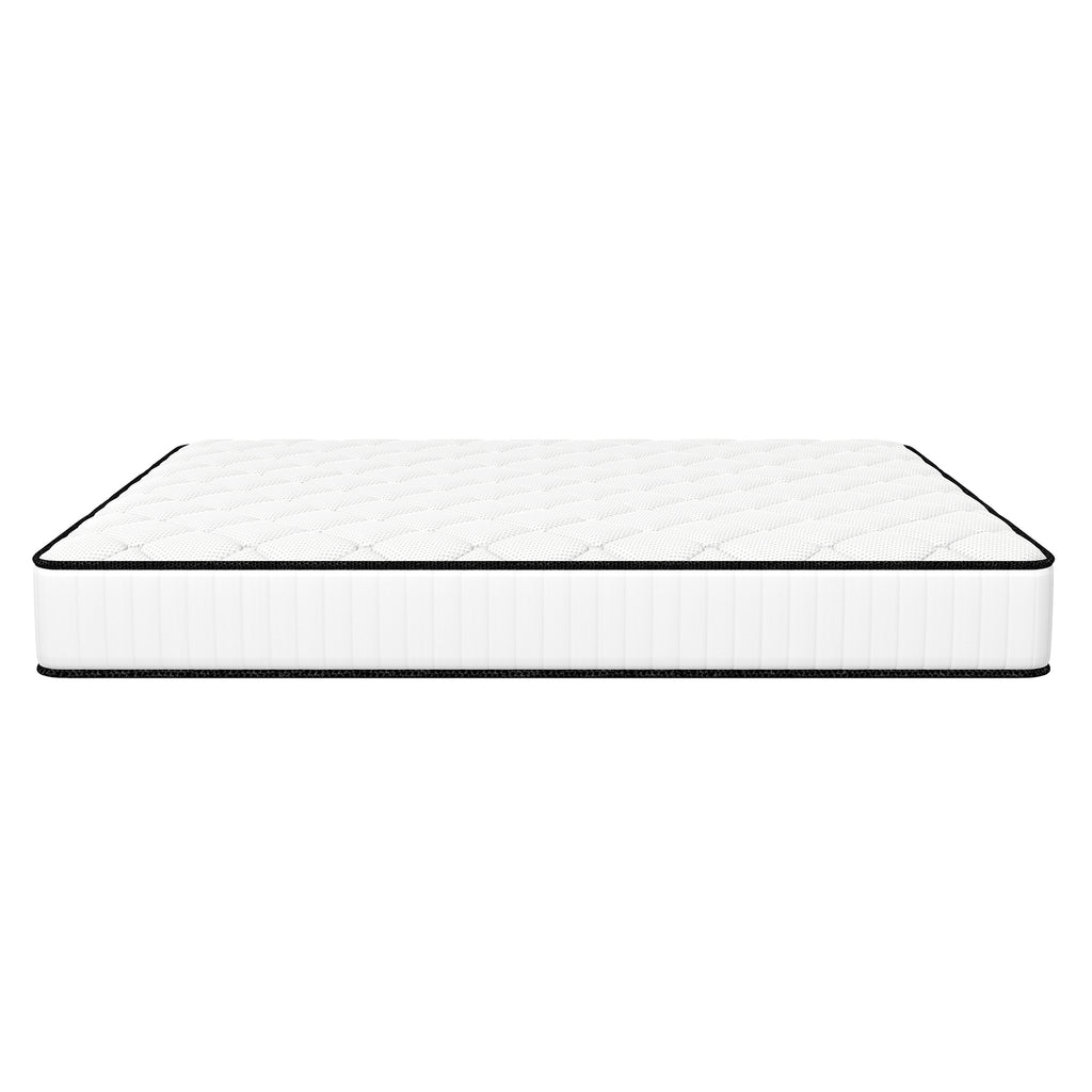Comforpedic Mattress 5 Zone Medium Support Foam Bonnell Spring 21CM - Double - White  Black