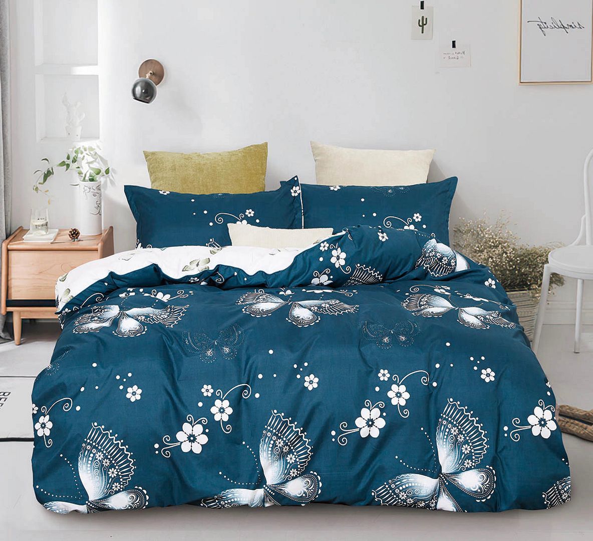 Ditmerr Super King Size Quilt/Duvet Cover Set