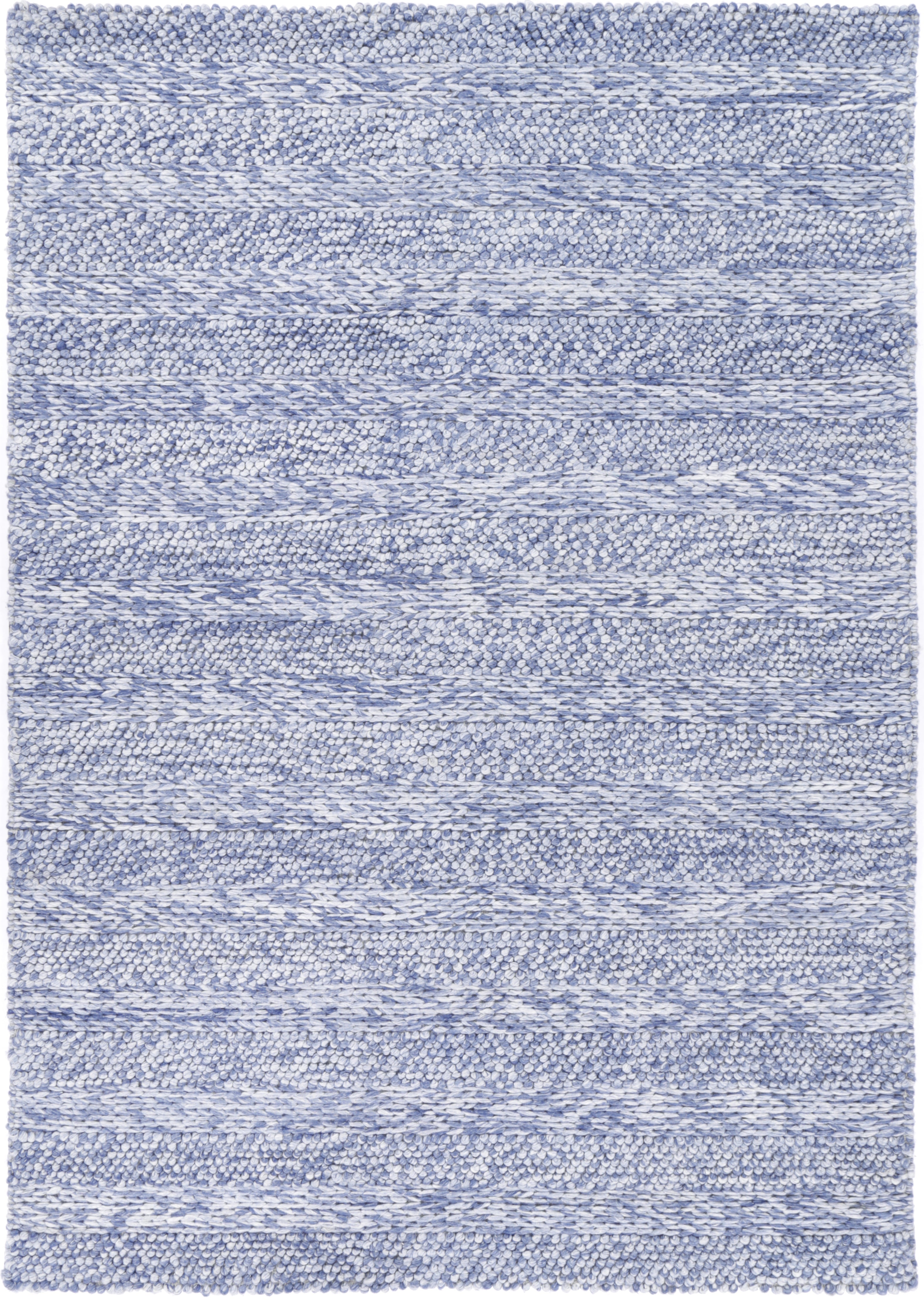 Harlow Ringlets Blue Wool Blend Rug 160x230