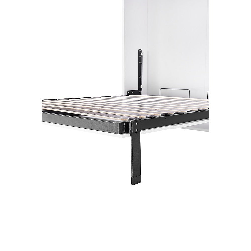 Queen DIY Wall Bed Hardware Kit with Black handle – Frame & Mechanism for Custom Build