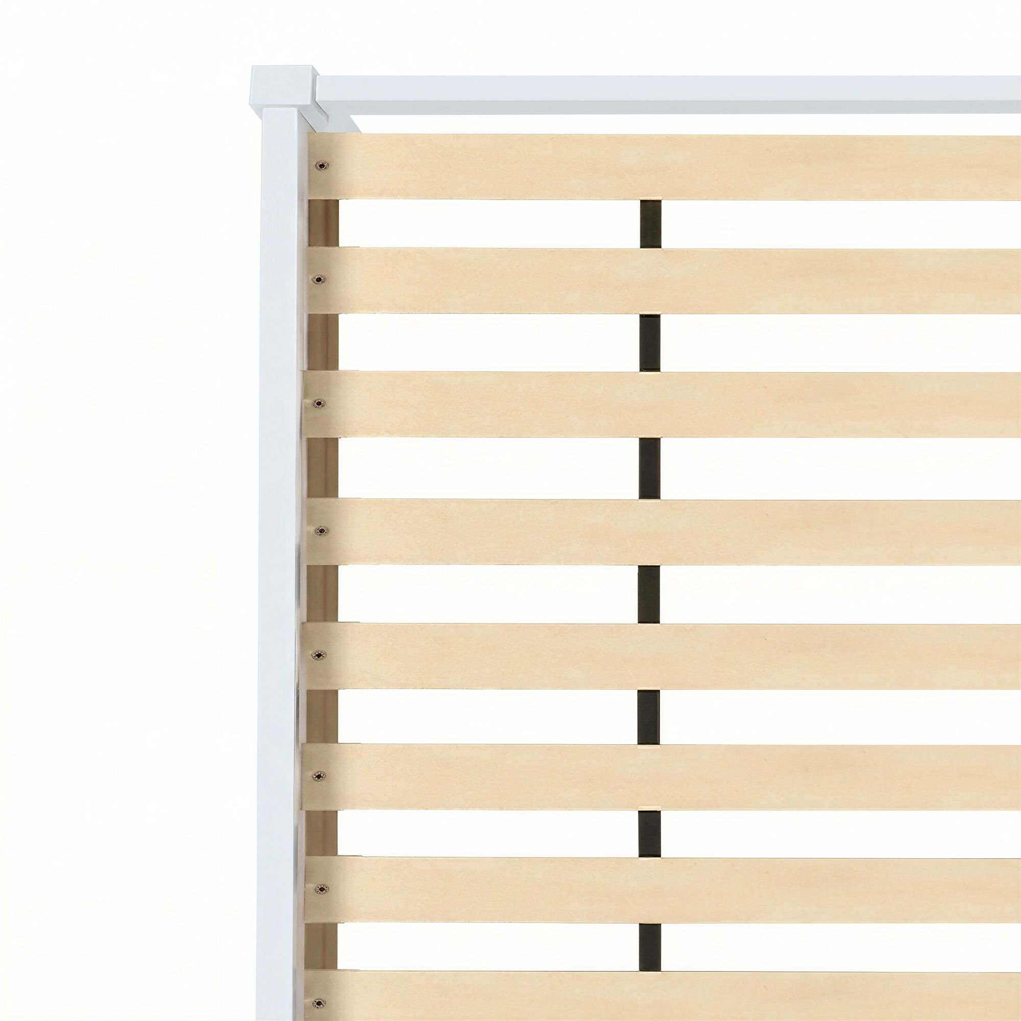 Artiss Bed Frame King Single Size Wooden White JADE